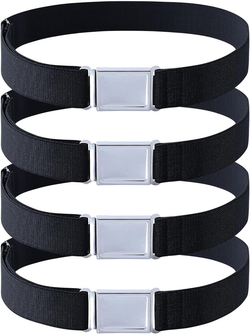 Kajeer Kids Boy Belt Magnetic Belts Adjustable Elastic Belt Magnetic Buckle for Boys Girls(4 PCS) - Image 1
